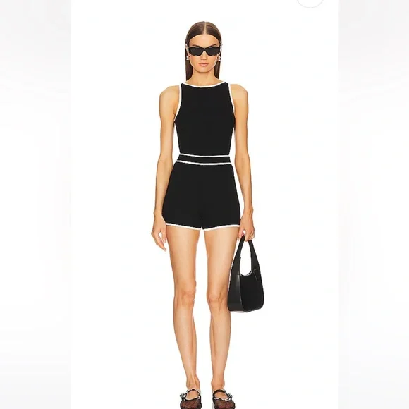 L'Academie Marianna Lida Knit Shorts - Picture 3 of 6